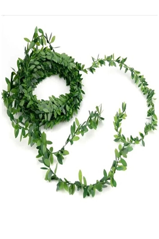 Telli Sarmaşık Yaprak Şerit Yapay Çiçek Sarmaşık Süsleme Çiçeği - 7 Metre