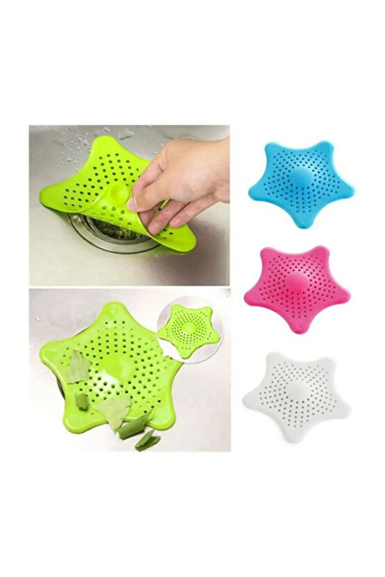 Yıldız Şekilli Lavabo Banyo Küvet Gider Süzgeçi