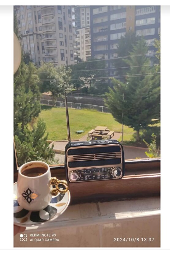 nostaljik Bluetooth lu müzik kutusu 3band radyo,usb,mp3 player