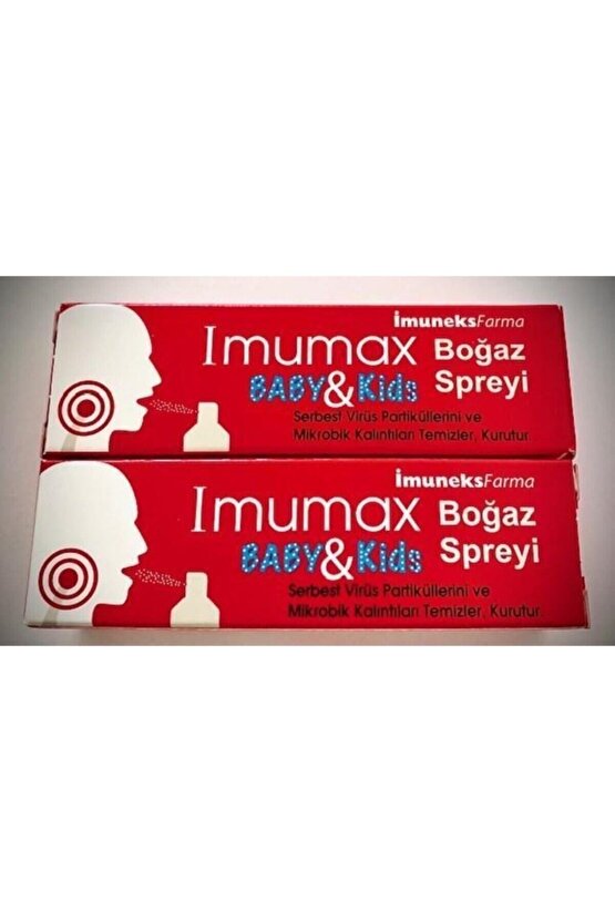 Imumax Baby & Kids Boğaz Spreyi 20ml*2adet