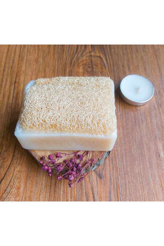 2 Adet Doğal Kabak Lifli Eşek Sütü Sabunu