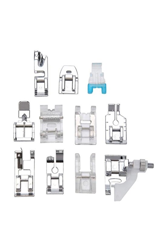 11 Parça Ev Tipi Aile Dikiş Makinesi Ayak Seti Singer Pfaff