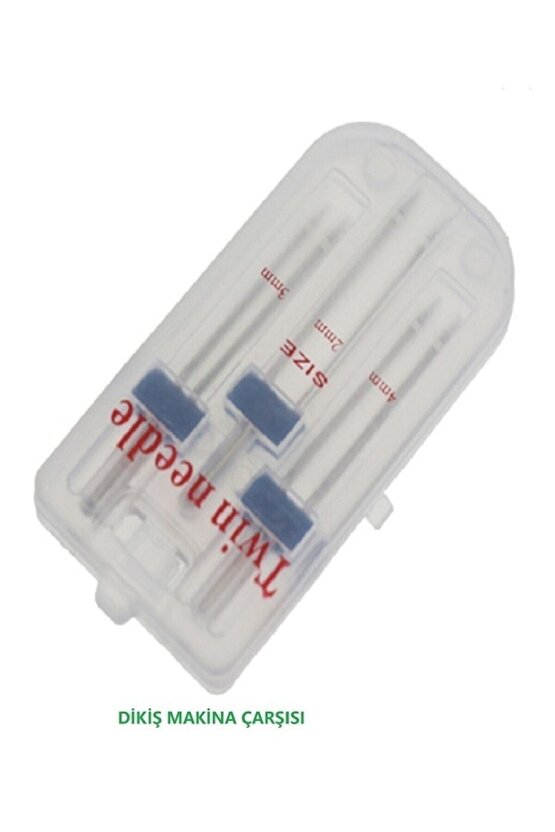 Sınger Zetina Janome Nervür Ayak (ÇİFT İĞNE PAKET İÇİNDE 2MM,3MM VE 4 MMDİR.) Dali 14 No Iğne