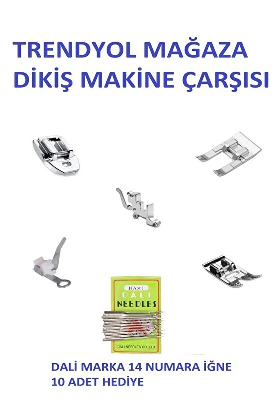 Dikiş Makine Çarşısı Beko Zetina Janome Ev Tipi Dikiş Makinesi Beşli Ayak Seti Iğne Hediyeli