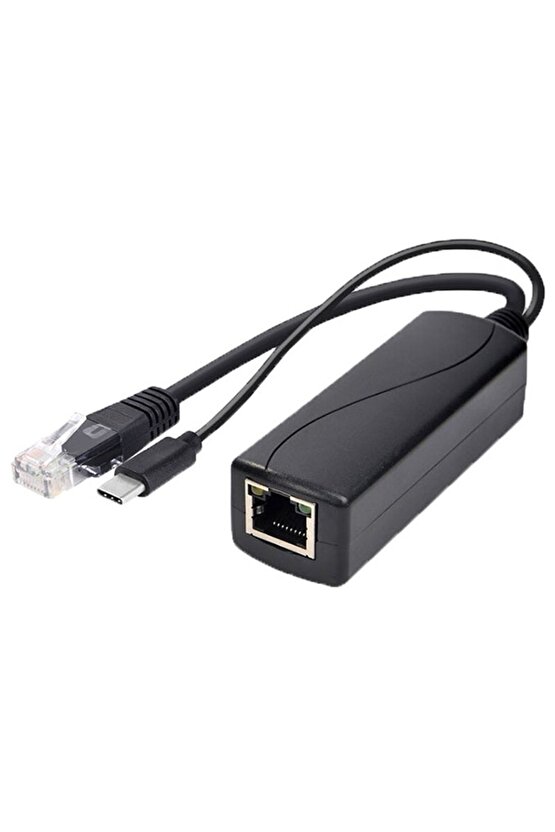Poe Typ C Dönüştürücü Etherne Splitter 48vto5v