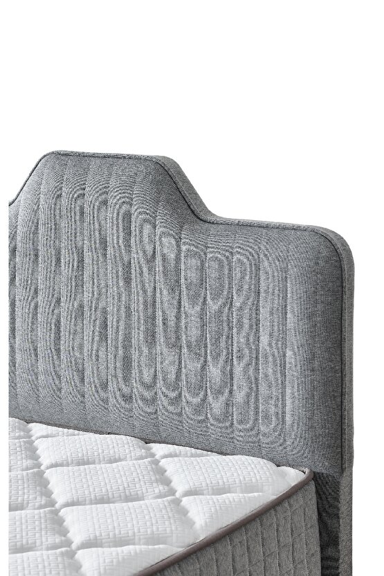 Menekşe Modeli Tek Kişilik Antibakteriyel Full Ortopedik Yatak, Baza ve Başlık 3 lü Set