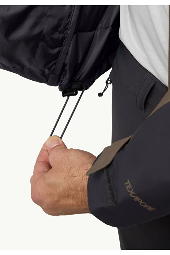 A61872_5719 JASPER INS JKT M Erkek Outdoor Ceketi Kahverengi