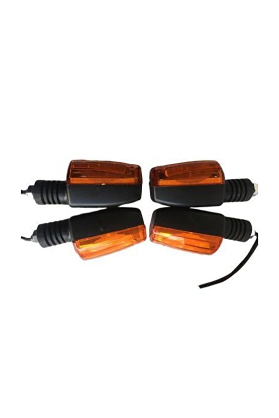 Cgybr 4lü Sinyal Lambası Ampullu Set Sarı Camlı