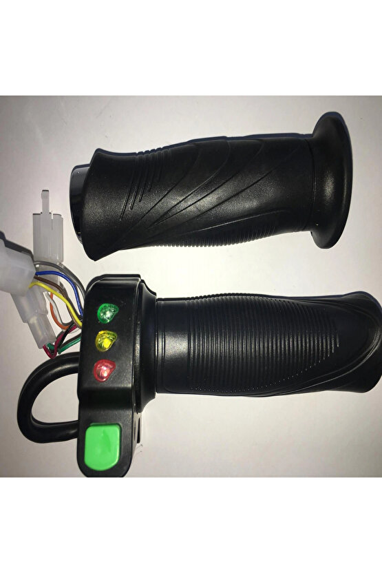 E-Bike Vitesli Gaz Kolu Elektrikli Bisiklet Işıklı Vitesli Gaz Ko