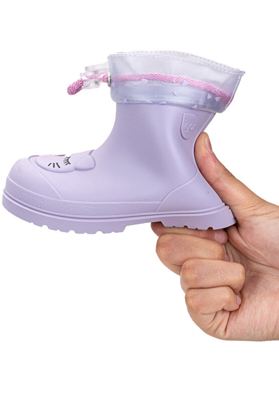 Mendi Gato Borrego İçi Yünlü CC334 Çocuk Yağmur Botu LİLA