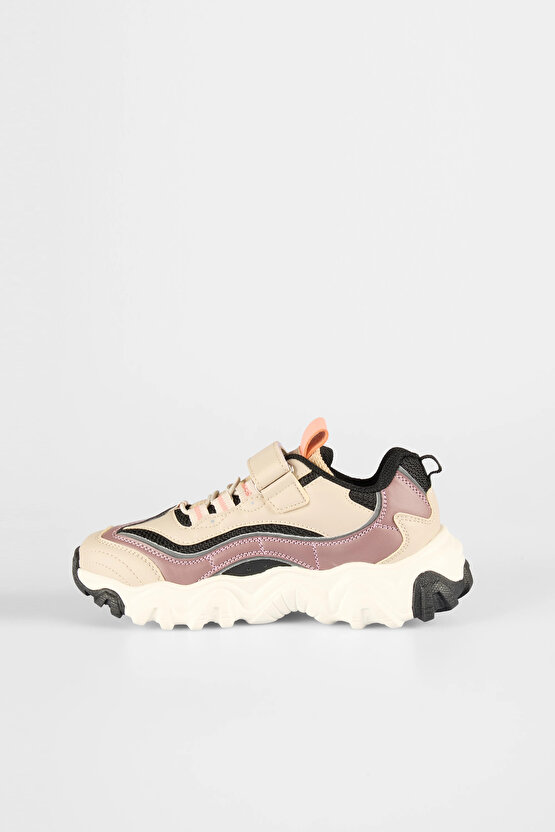 Pote D-lites Ortopedik Çocuk Spor Ayakkabı BEJ