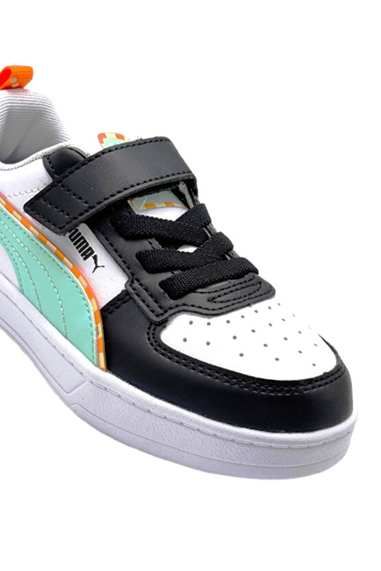 Caven 2.0 Playdate Ac+Pc Çocuk Spor Ayakkabı SİYAH YEŞİL