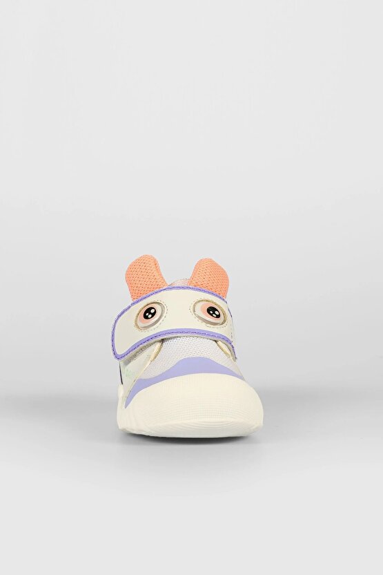 Kız Çocuk Beyaz Loca İlk Adım Ayakkabısı