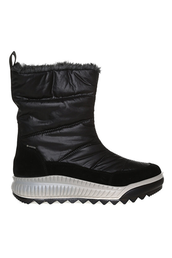 Siyah Kadın Deri Kar Botu 2-000184-0000