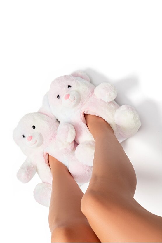 Yogi Kadın Hayvanlı Panduf Pembe 3641