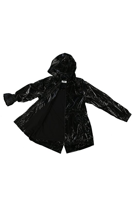 Siyah Çocuk Yağmurluk