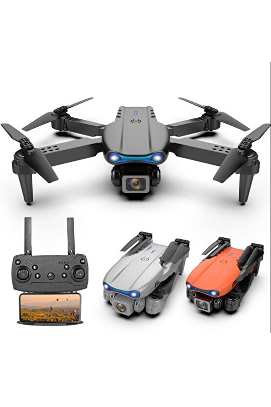 ÇİFT KAMERALI ÇİFT BATARYALI DRONE UZAKTAN KUMANDALI APP DESTEKLİ QUADCOPTER