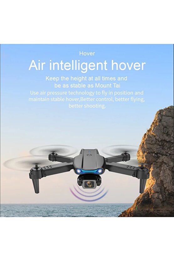 ÇİFT KAMERALI ÇİFT BATARYALI DRONE UZAKTAN KUMANDALI APP DESTEKLİ QUADCOPTER