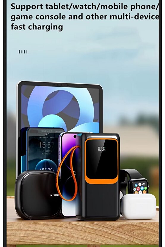 22.5W PD POWERBANK HIZLI ŞARJ DİJİTAL GÖSTERGE QUİCK CHARGE 3.0 TYPE-C TAŞINABİLİR ŞARJ ALETİ 5V-3A