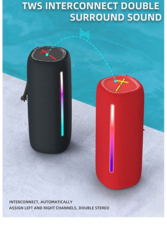 P5 Pro Bluetooth Hoparlör Tws Özellikli Kablosuz Speaker Ses Bombası