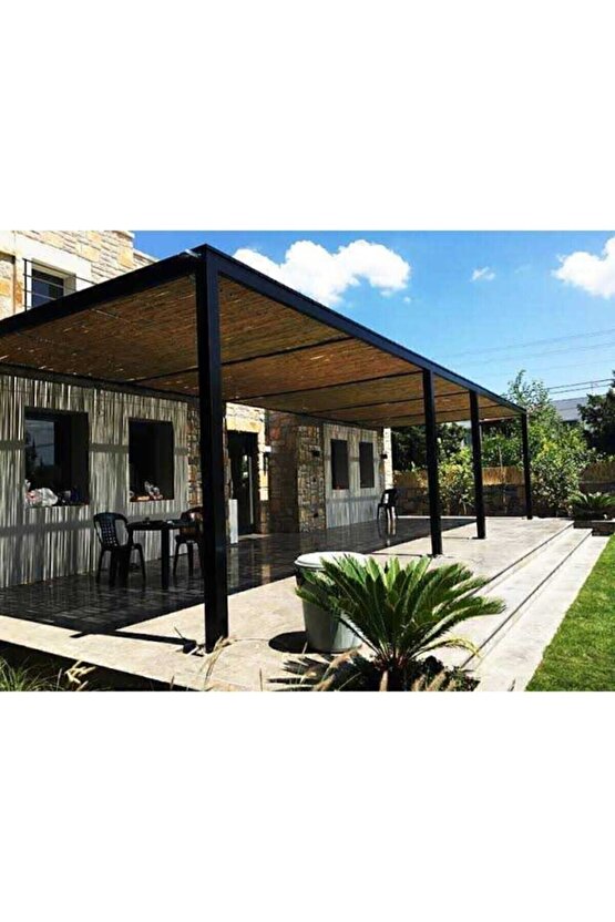 Kamış Hasır Bambu Çit 1m X 3m