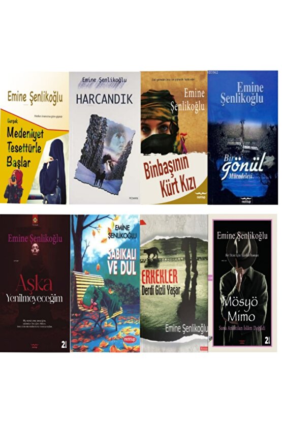 Emine Şenlikoğlu Kitaplığı 24 Kitap Set