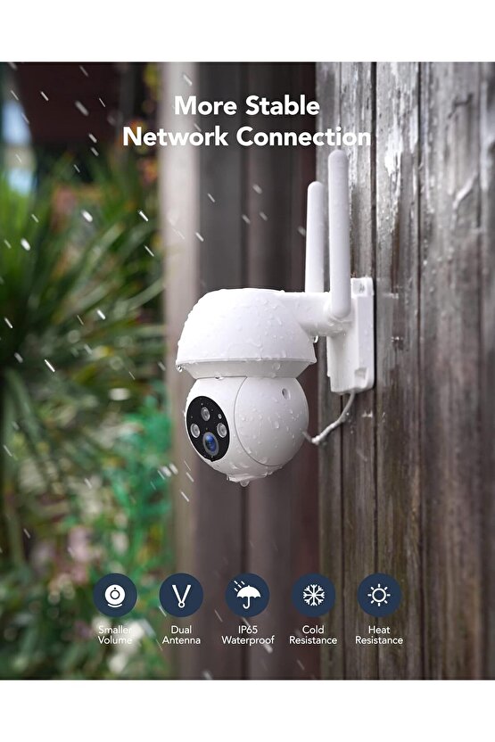 Sensörlü, Dış Mekan Akıllı Güvenlik Kameras, Elektrikle Çalışır, Su Geçirmez, Telefonla İzlenebilir