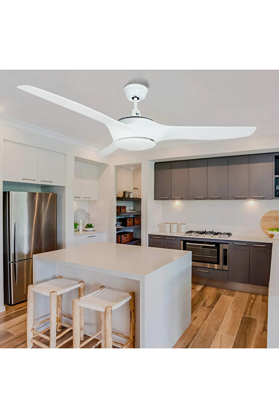 40 Watt, 3 Işık Modlu, 6 Kademeli, Kumandalı, Çok Şık ve Kaliteli Tavan Vantilatörü Ledli Vantilatör