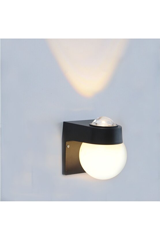 12 Watt Modern Tasarım İç ve Dış Mekan, Bahçe, Balkon, Banyo Apliği Günışığı Led Armatür Duvar Aplik