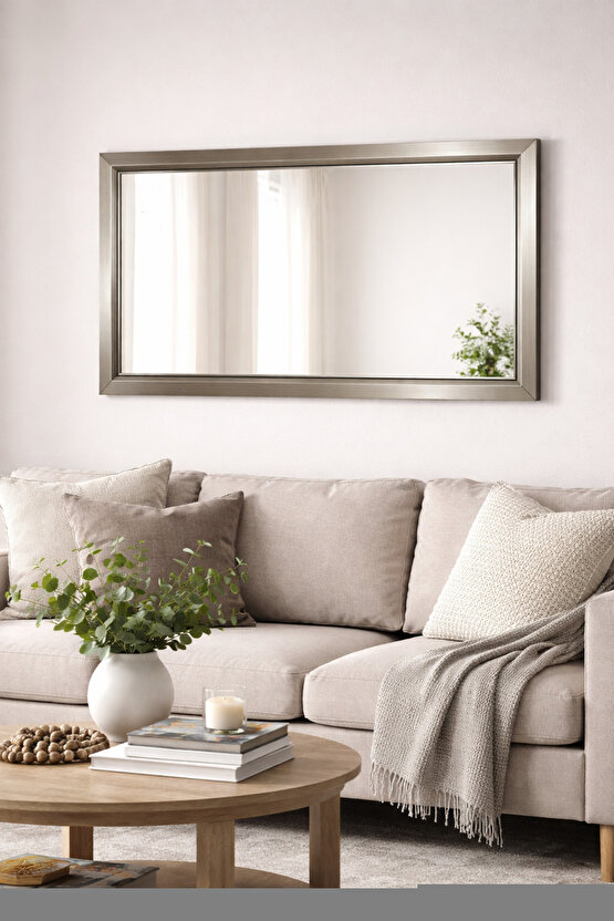 Bambu Saten Halı Kilim Salon Mutfak Koridor Yolluk Dokuma Makine Halısı Petra 2 Gri