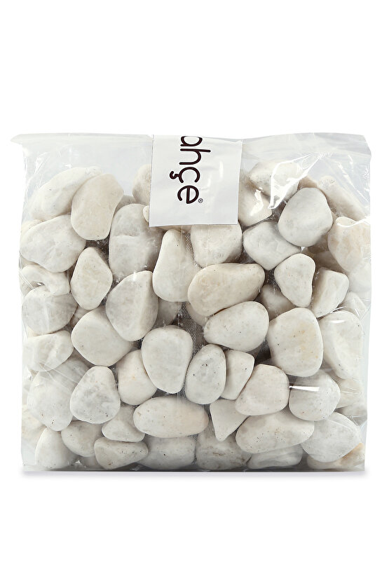 Beyaz Dolomit Taş 1 Kg 4-6 Cm Bahçe Peyzaj Süs Taşı Saksı Teraryum Akvaryum Taş