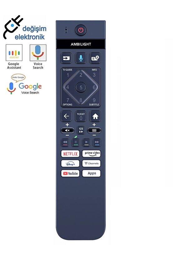 Philip s 85Pus900012 4K Ambilight Led Tv Kumandası