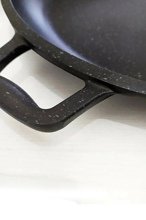 Granit Döküm Gözleme Saç Kavurma Tavası 36 Cm