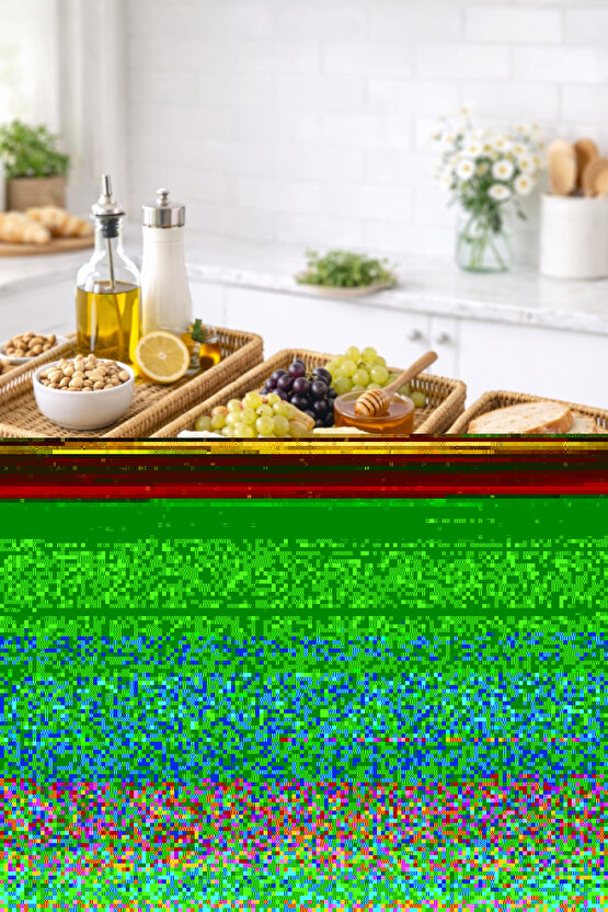 Ada Kilim Modern Salon Mutfak Koridor Kesme Yolluk Dokuma Makine Halısı zigzag antrasit