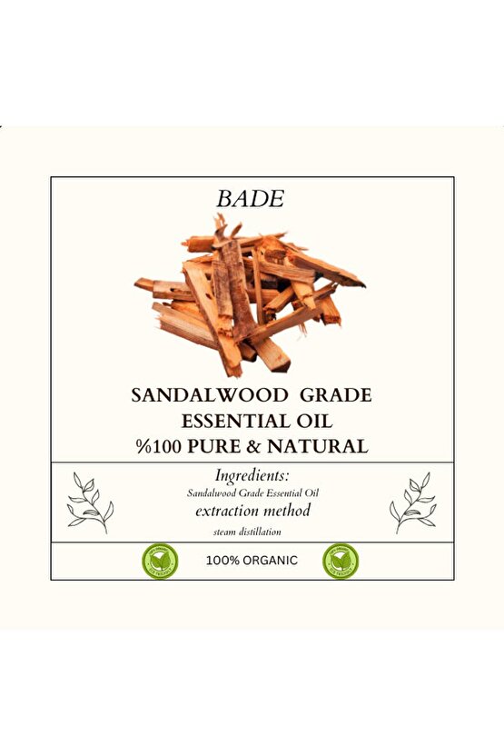 Sandal Ağacı- Sandalwood Esansiyel Uçucu Koku Yağı Difüzör Esansı Buhurdanlık Aromaterapi Yağı 10ml
