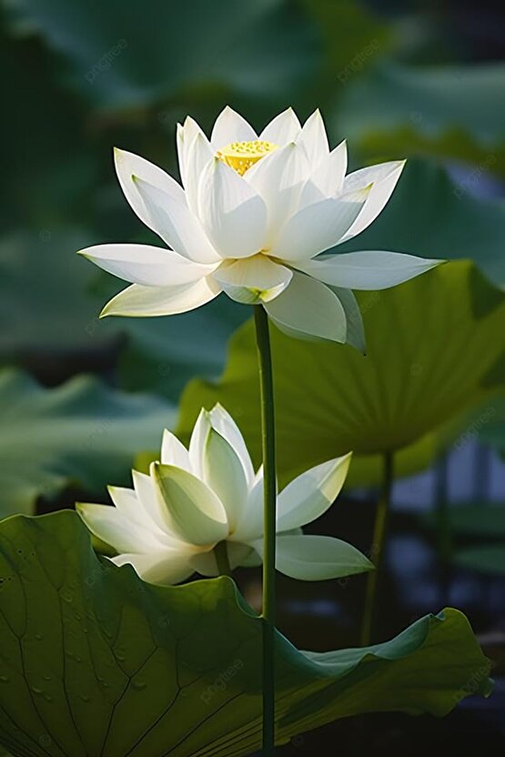 3 Adet Beyaz Renk Lotus (Nilüfer) Çiçeği Tohumu