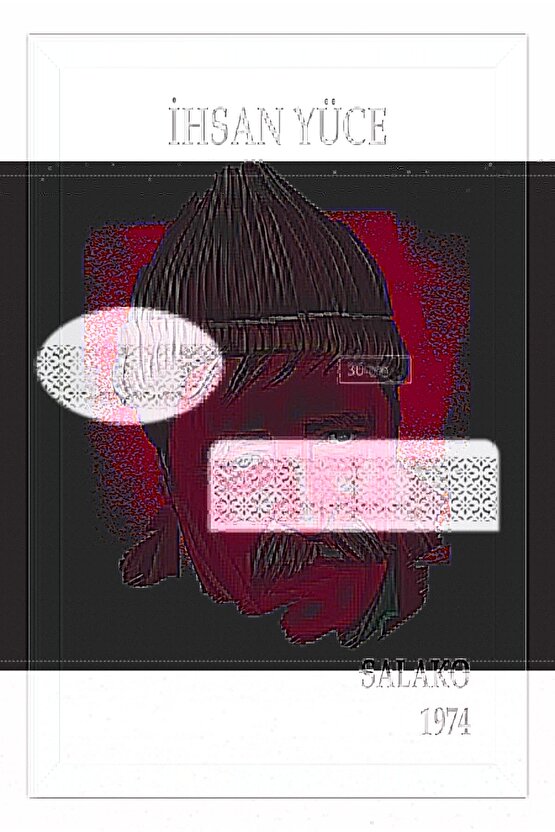 Ihsan Yüce Salako Yeşilçam Çerçeve Görünümlü Retro Ahşap Poster