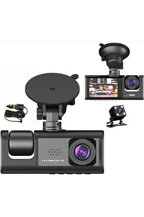 1296P Ultra HD Araç İçi Kamera Gece Görüşlü • G-Sensör • Döngüsel Kayıt • Park Modu • Geniş Açı Lens