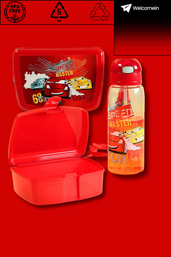 Çocuk Okul Beslenme Yemek Seti Saklama Kabı 500ml Suluklu Öğrenci Mataralı Sağlam BPA’sız