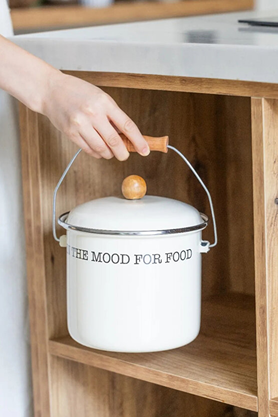 Mood Büyük Boy Tüm Ocaklara Uyumlu 4 Litre Bakraç Krem 18 cm