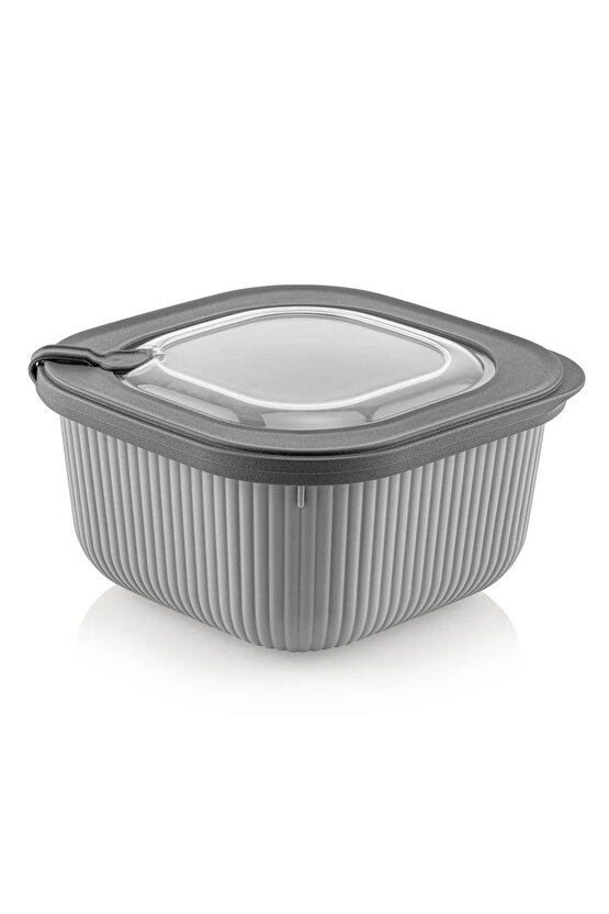 3lü Mikrodalga Ve Difrize Uygun Vip Kapaklı Özel Saklama Kabı Seti Bej