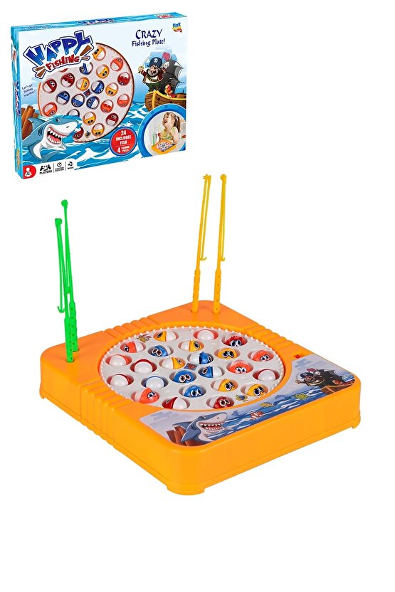 Happy Fishing Pilli Balık Oyunu - Pilli Müzikli Balık Tutma Oyunu - Baby Shark Şarkılı Eğitici Balık