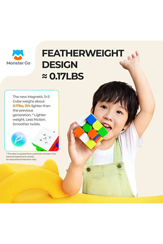 Profesyonel GAN Monster Go Manyetik 3x3 Küp - GAN 3x3 Zeka Küpü - Gan 3x3 Manyetik Küp