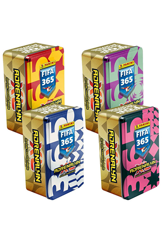 Panini FIFA 365 Adrenalyn XL 2026 Metal Kutu Paketi - Futbolcu Kartları - Trading Oyuncu Kartı - Fif