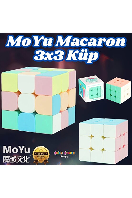 Orijinal MoYu Macarons 3x3 Küp - Moyu Speed Cube - Moyu 3x3 Zeka Küpü - Zeka Küpü - Rubik Küp