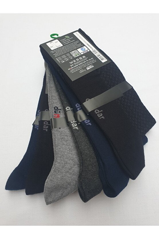 Erkek Bambu Soket Çorap 6lı Paket Dikişsiz 4 Mevsim