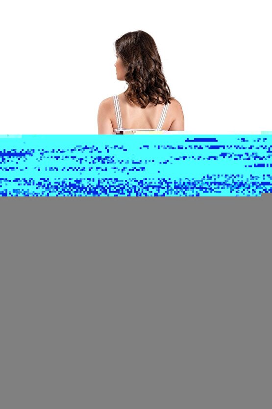 Kadın Siyah Pamuklu Likralı Atlet 553