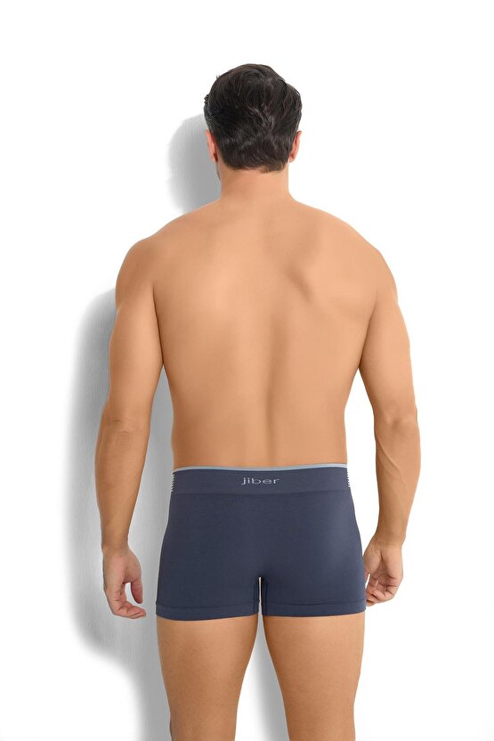 Erkek Mikrofiber Dikişsiz Boxer Füme  276