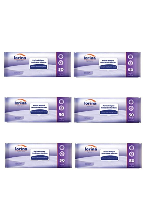 Perine Bölgesi Temizleme Havlusu 6 Paket