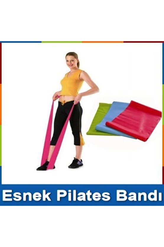 Bayanlar Özel Direnç Lastiği Dayanıklı Esnek Pilates Bandı